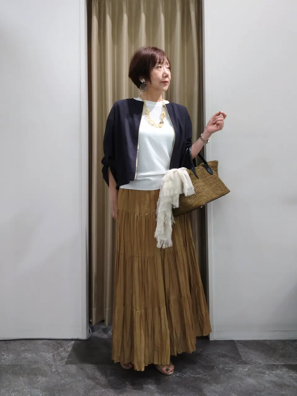 自由区 鶴田 コーディネート画像