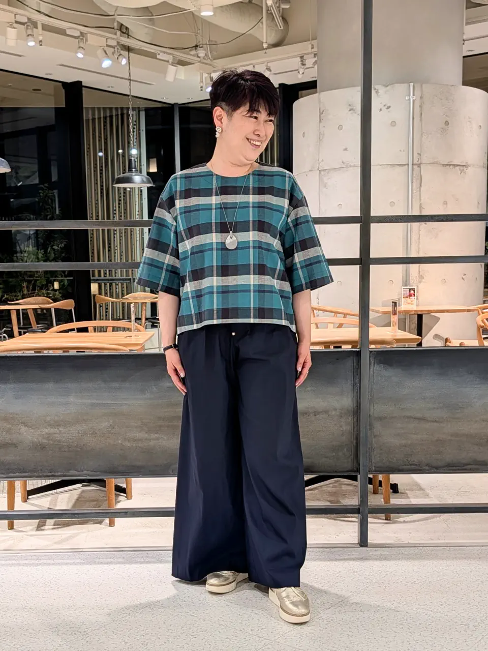 自由区 田中 コーディネート画像