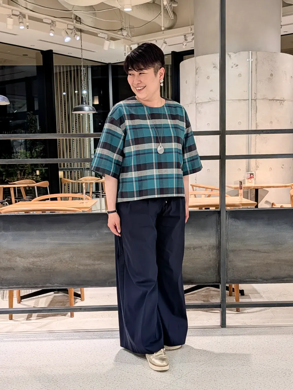 自由区 田中 コーディネート画像