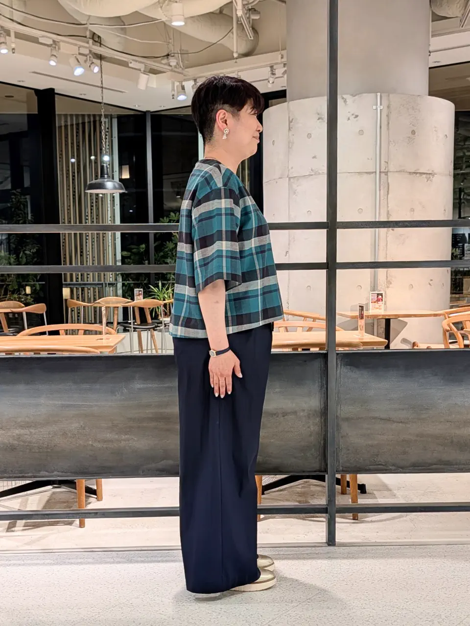 自由区 田中 コーディネート画像