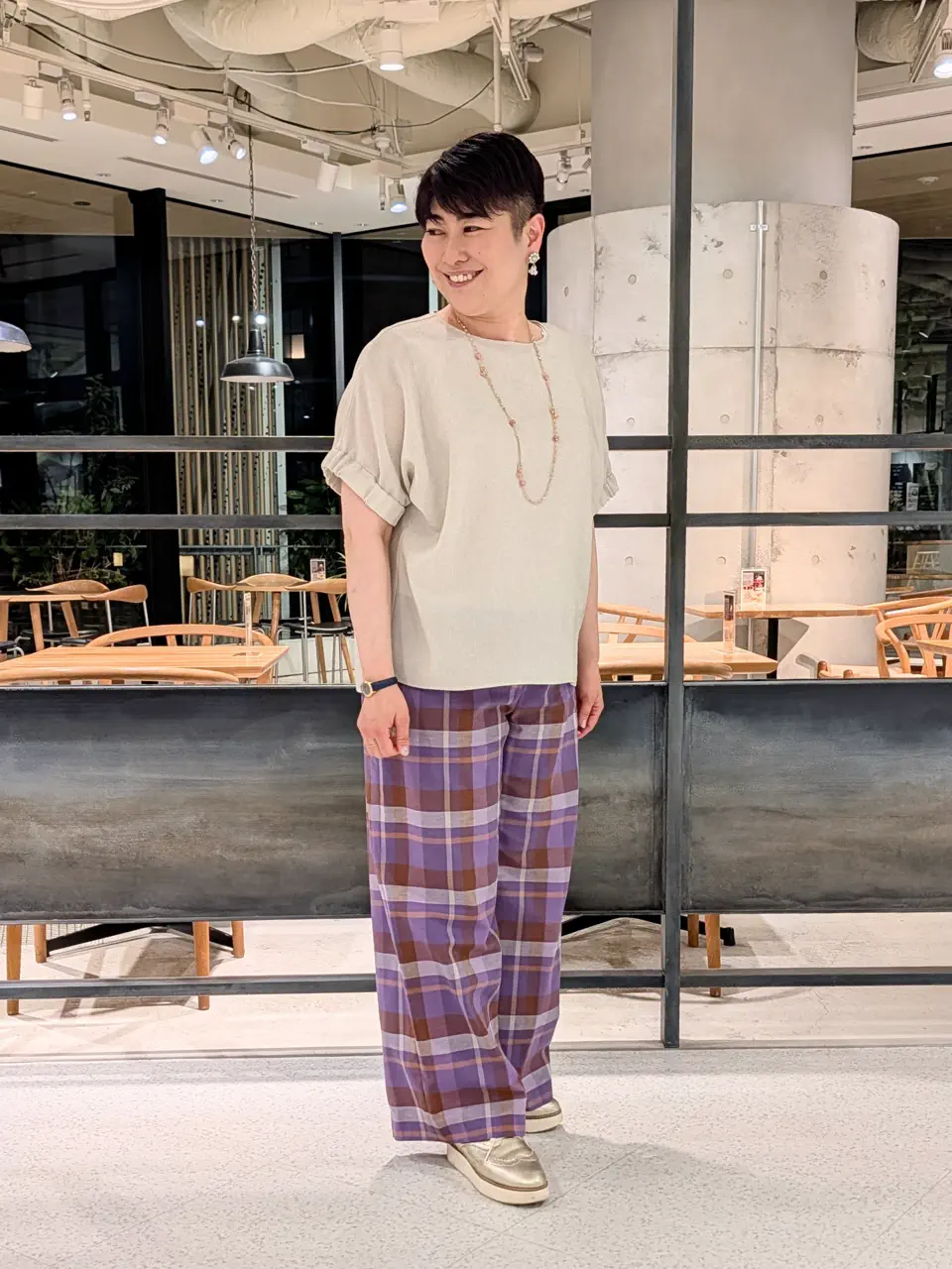 自由区 田中 コーディネート画像
