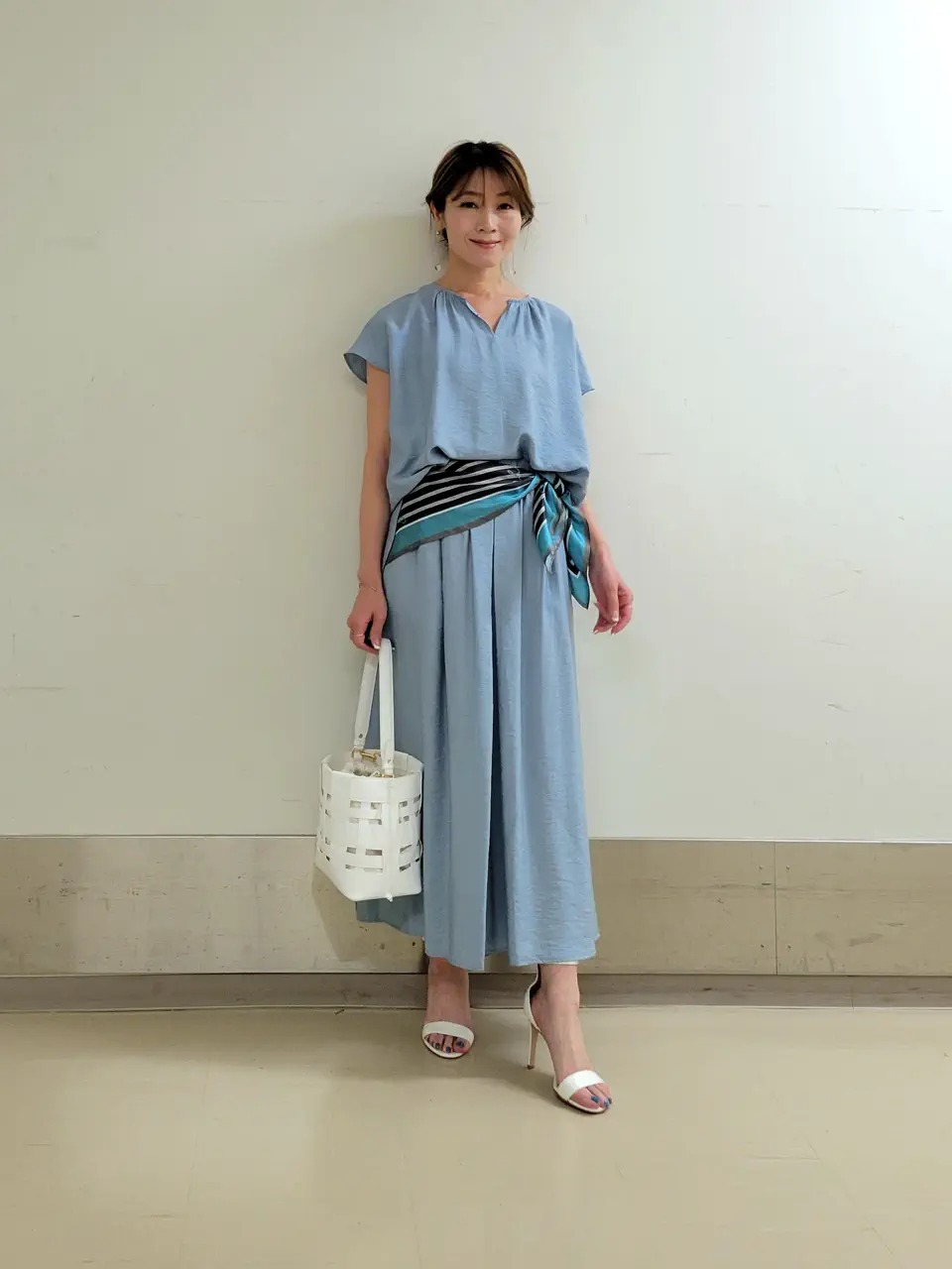 自由区 濱地 コーディネート画像