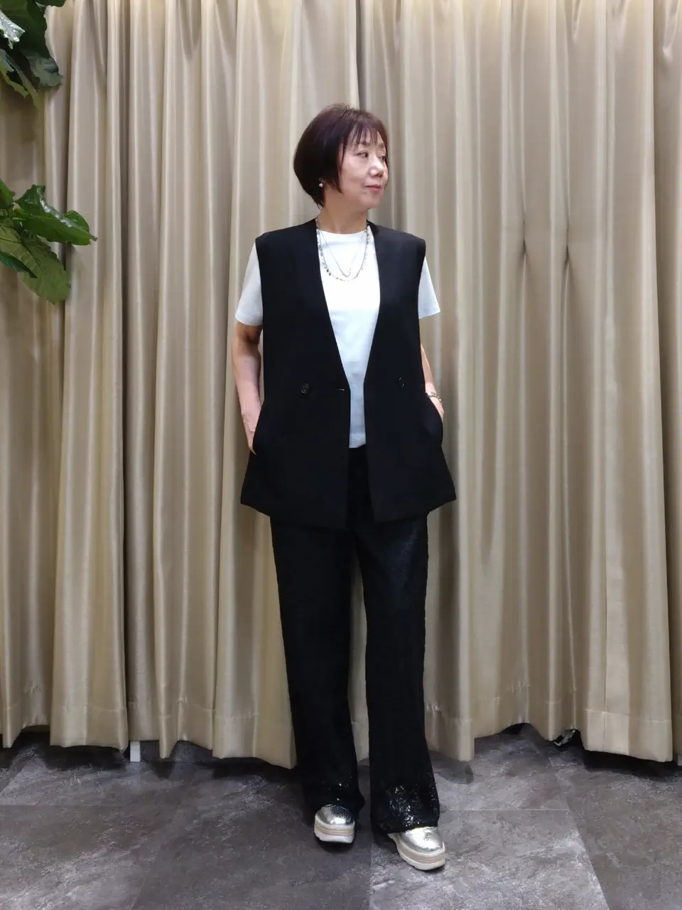 自由区 鶴田 コーディネート画像