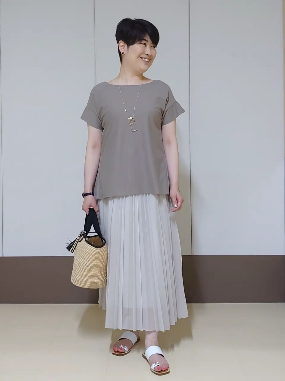 自由区 田中 コーディネート画像