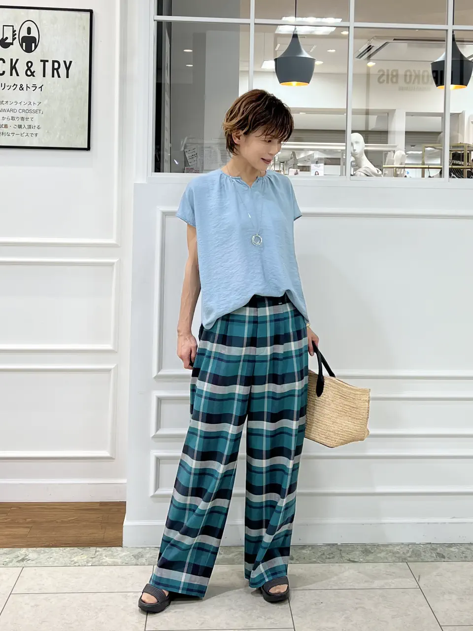 自由区 hazuki コーディネート画像