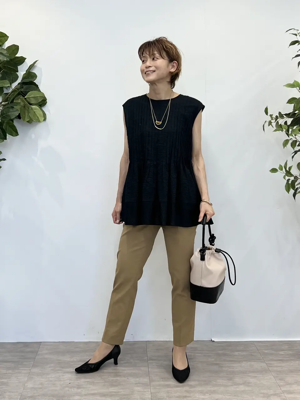 自由区 hazuki コーディネート画像