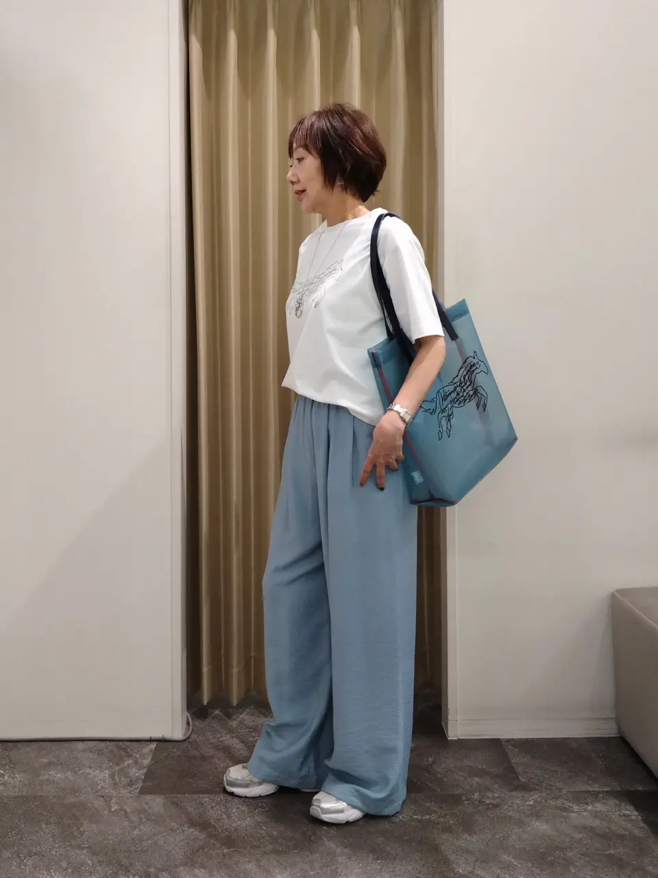 自由区 鶴田 コーディネート画像