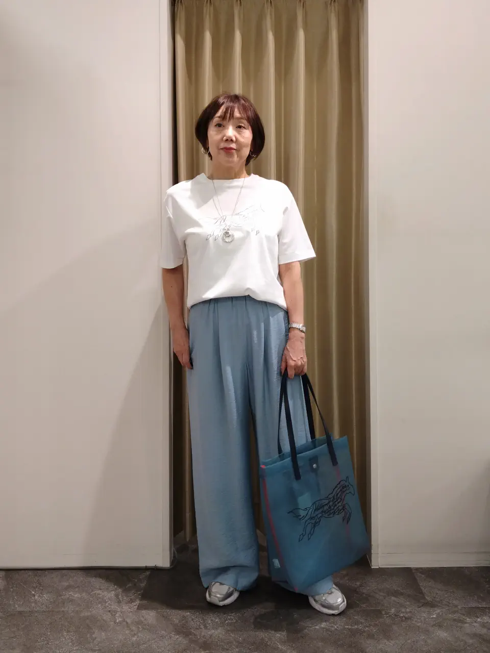 自由区 鶴田 コーディネート画像