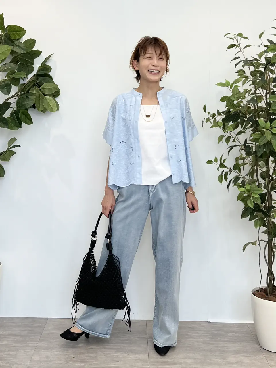 自由区 hazuki コーディネート画像