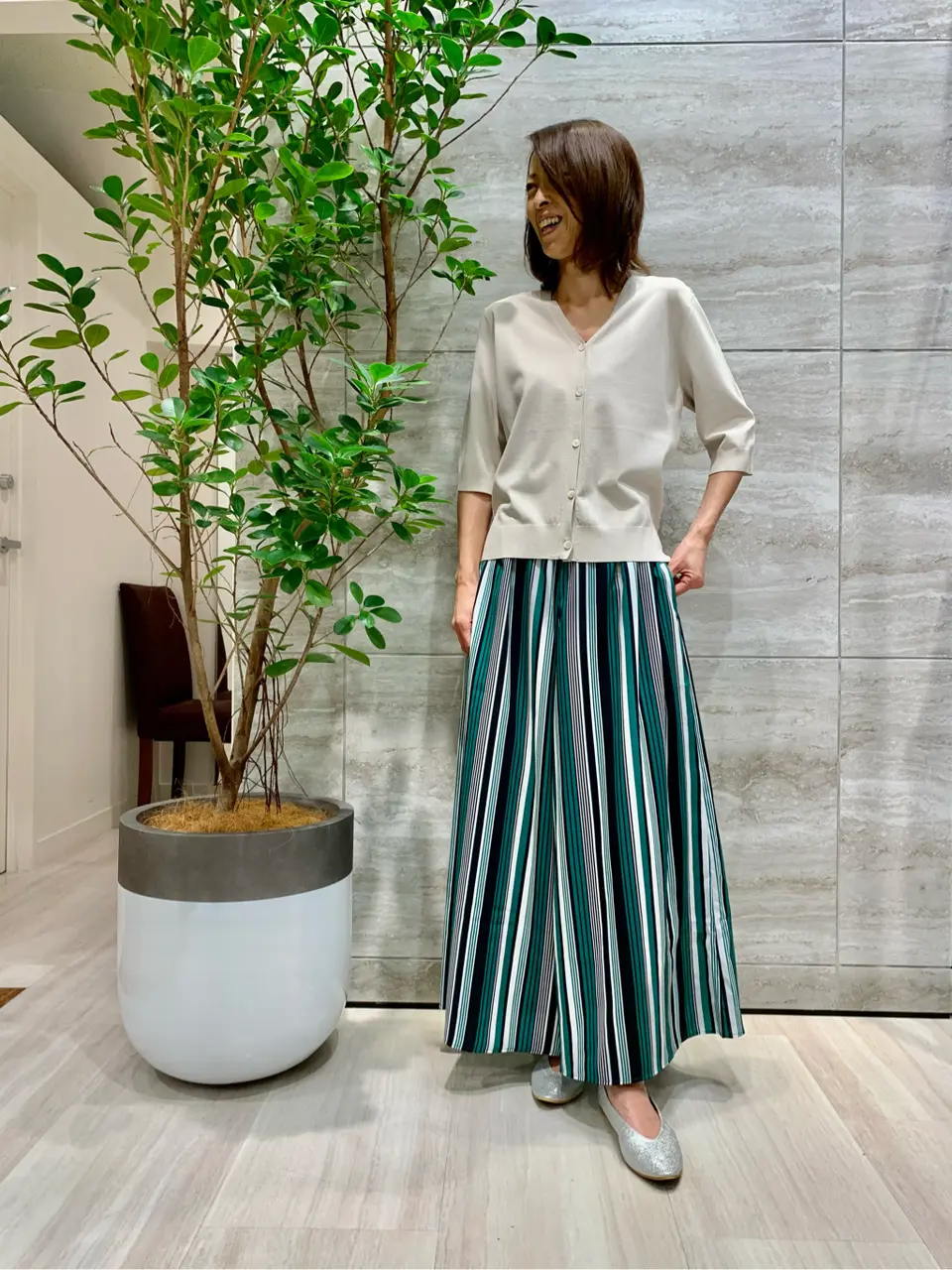 自由区 Ishii コーディネート画像