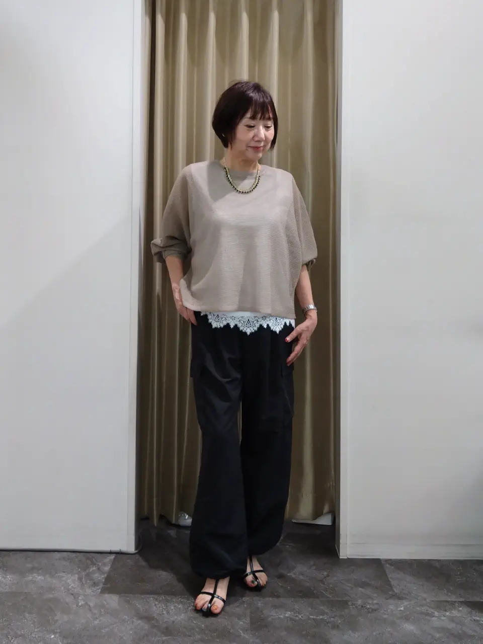 自由区 鶴田 コーディネート画像