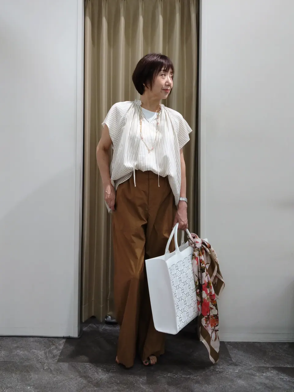 自由区 鶴田 コーディネート画像