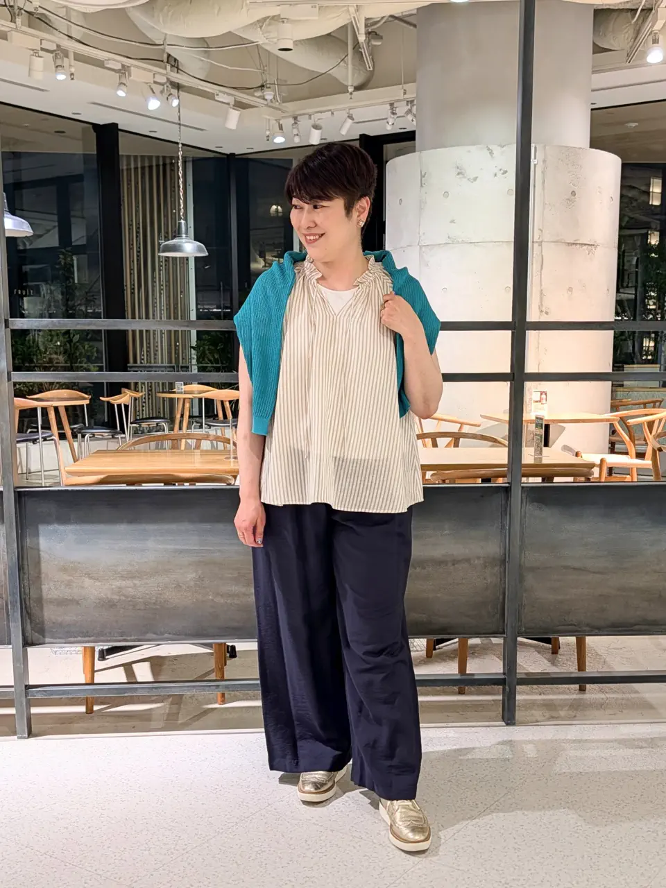 自由区 田中 コーディネート画像