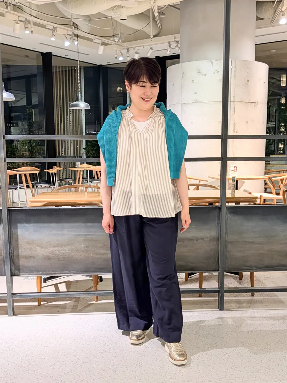 自由区 田中 コーディネート画像