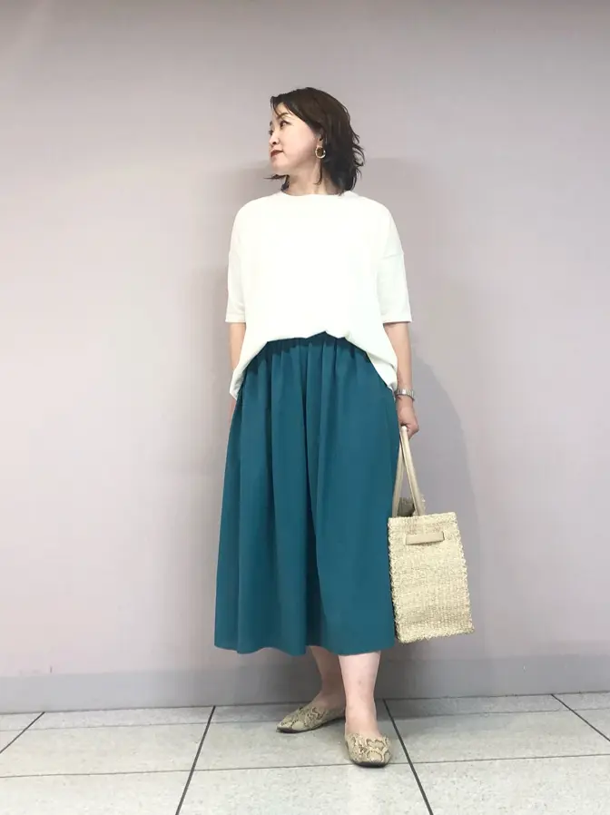 自由区 上島 コーディネート画像