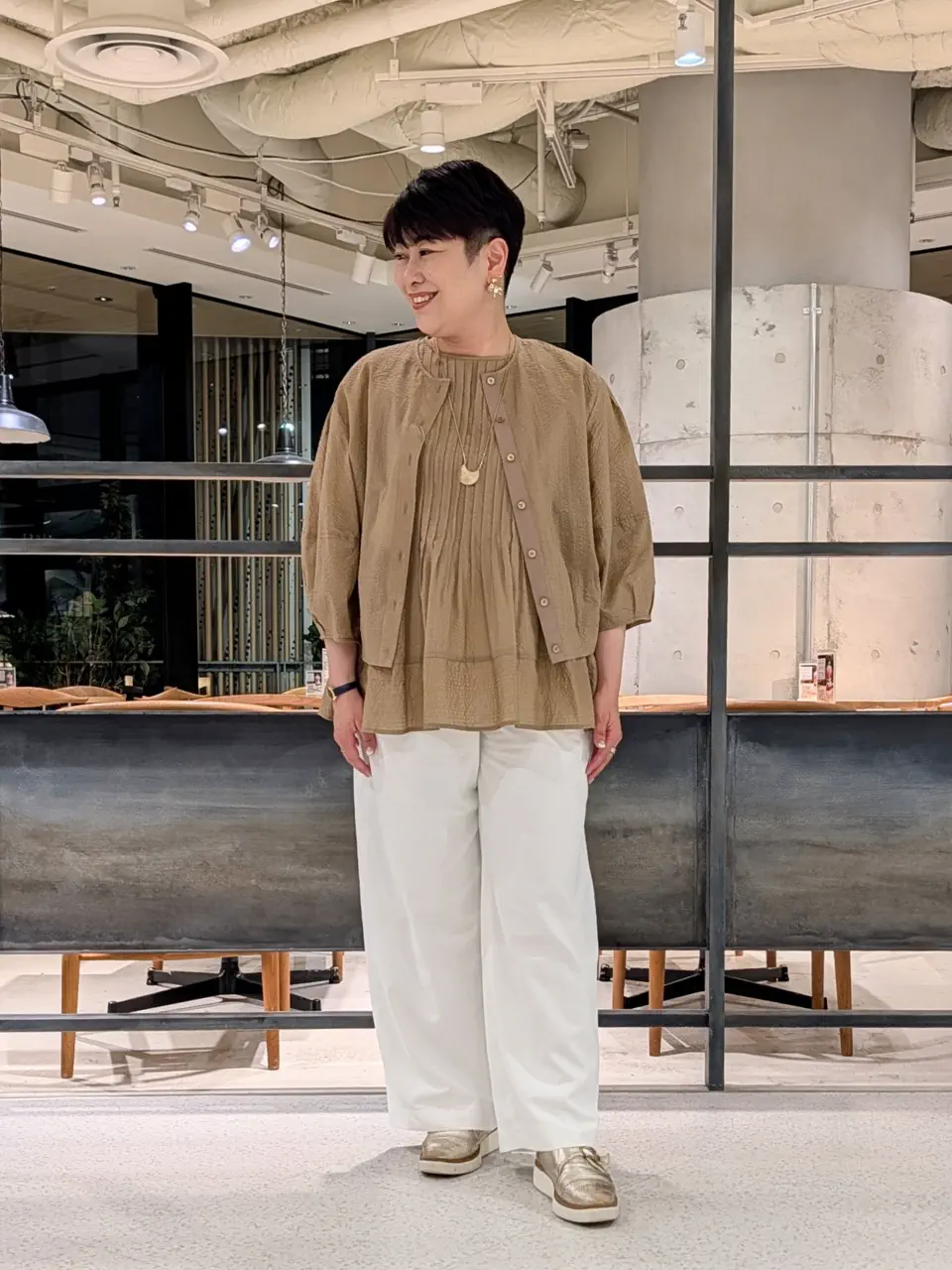 自由区 田中 コーディネート画像