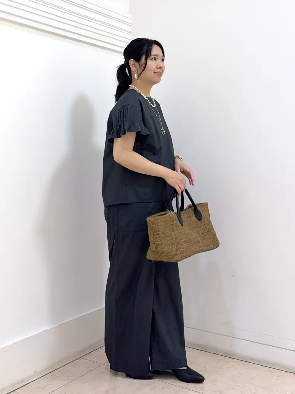 自由区 misato コーディネート画像