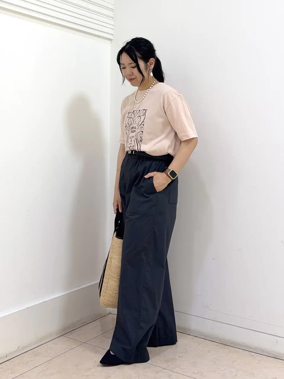 自由区 misato コーディネート画像