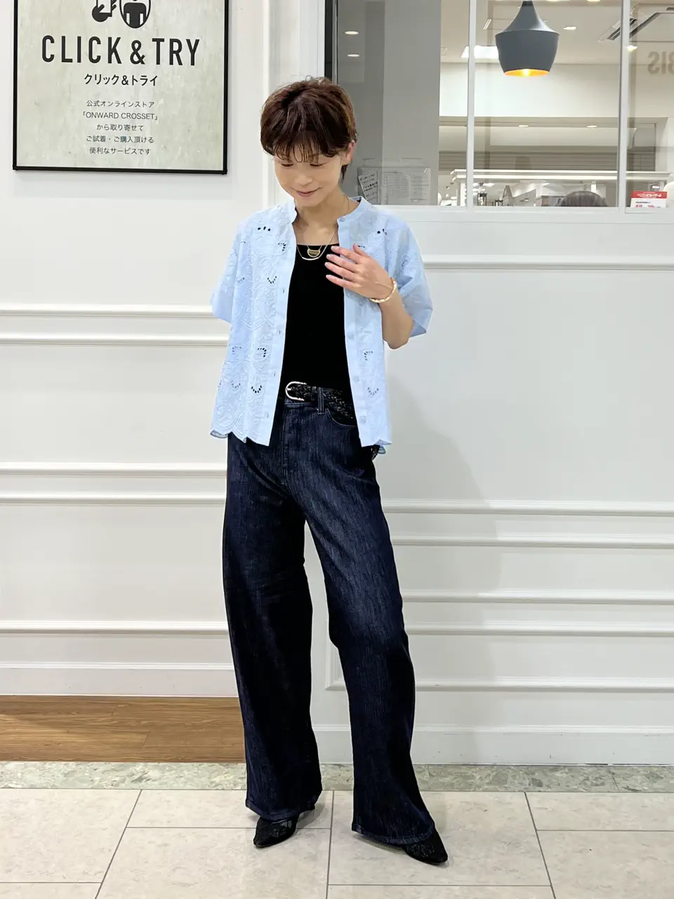 自由区 hazuki コーディネート画像