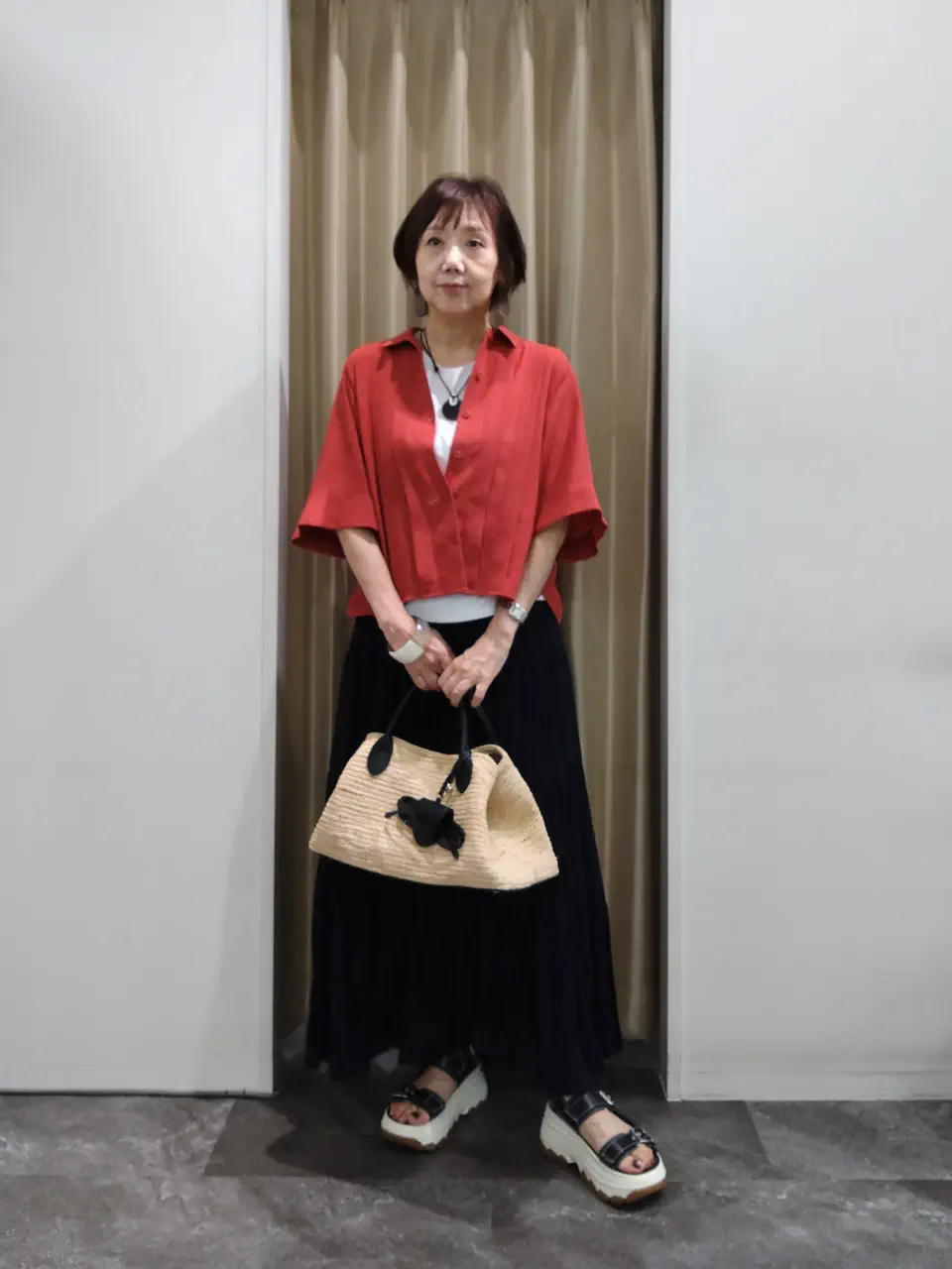 自由区 鶴田 コーディネート画像