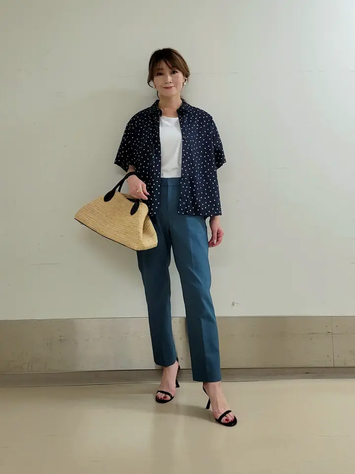自由区 濱地 コーディネート画像