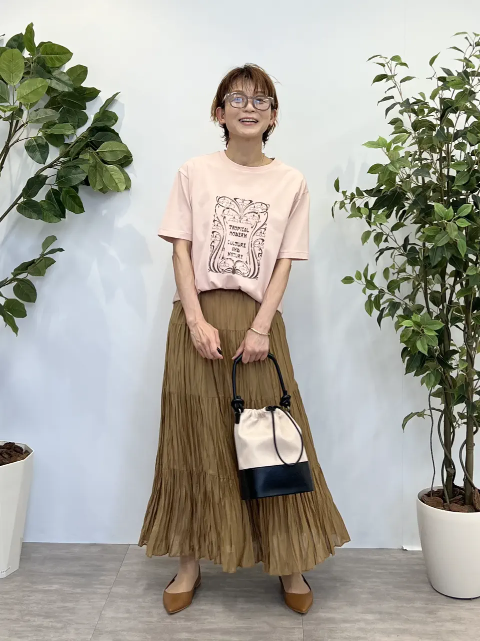 自由区 hazuki コーディネート画像