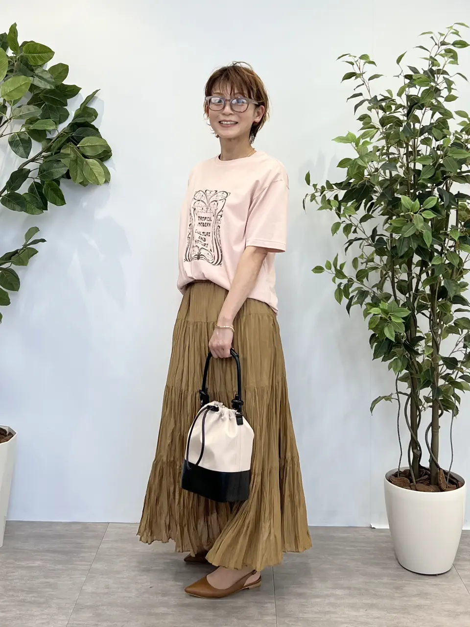 自由区 hazuki コーディネート画像
