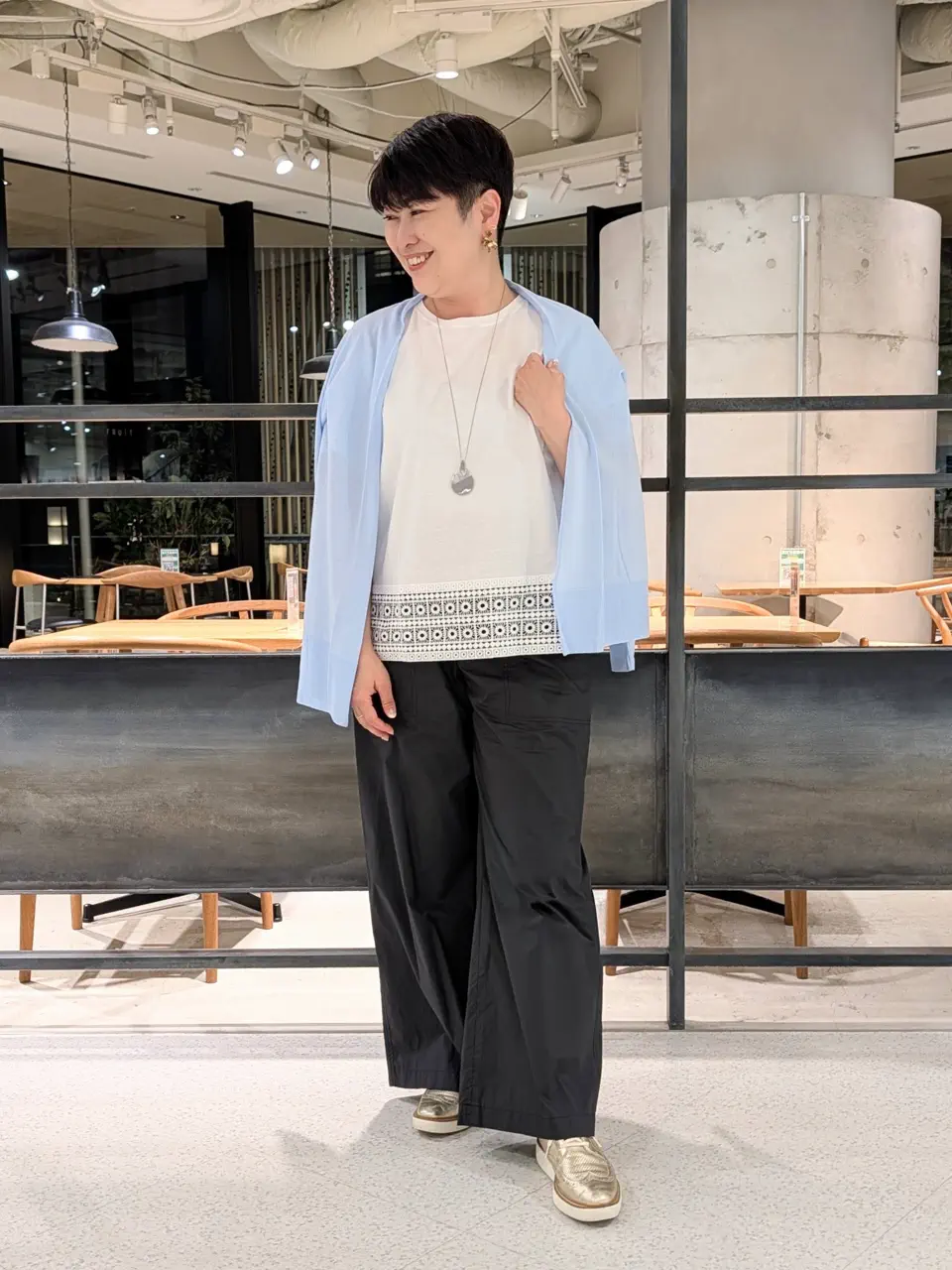 自由区 田中 コーディネート画像