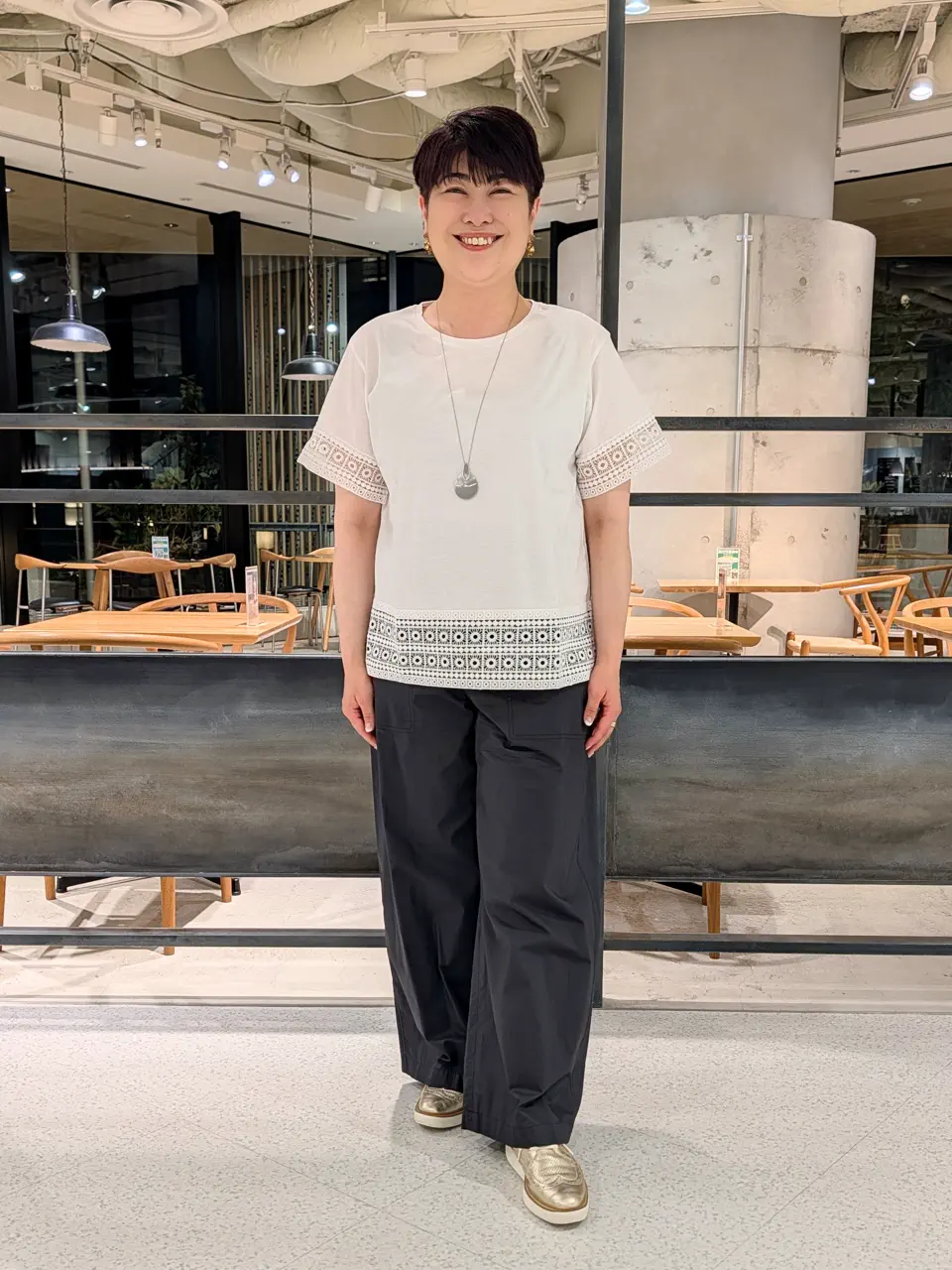 自由区 田中 コーディネート画像