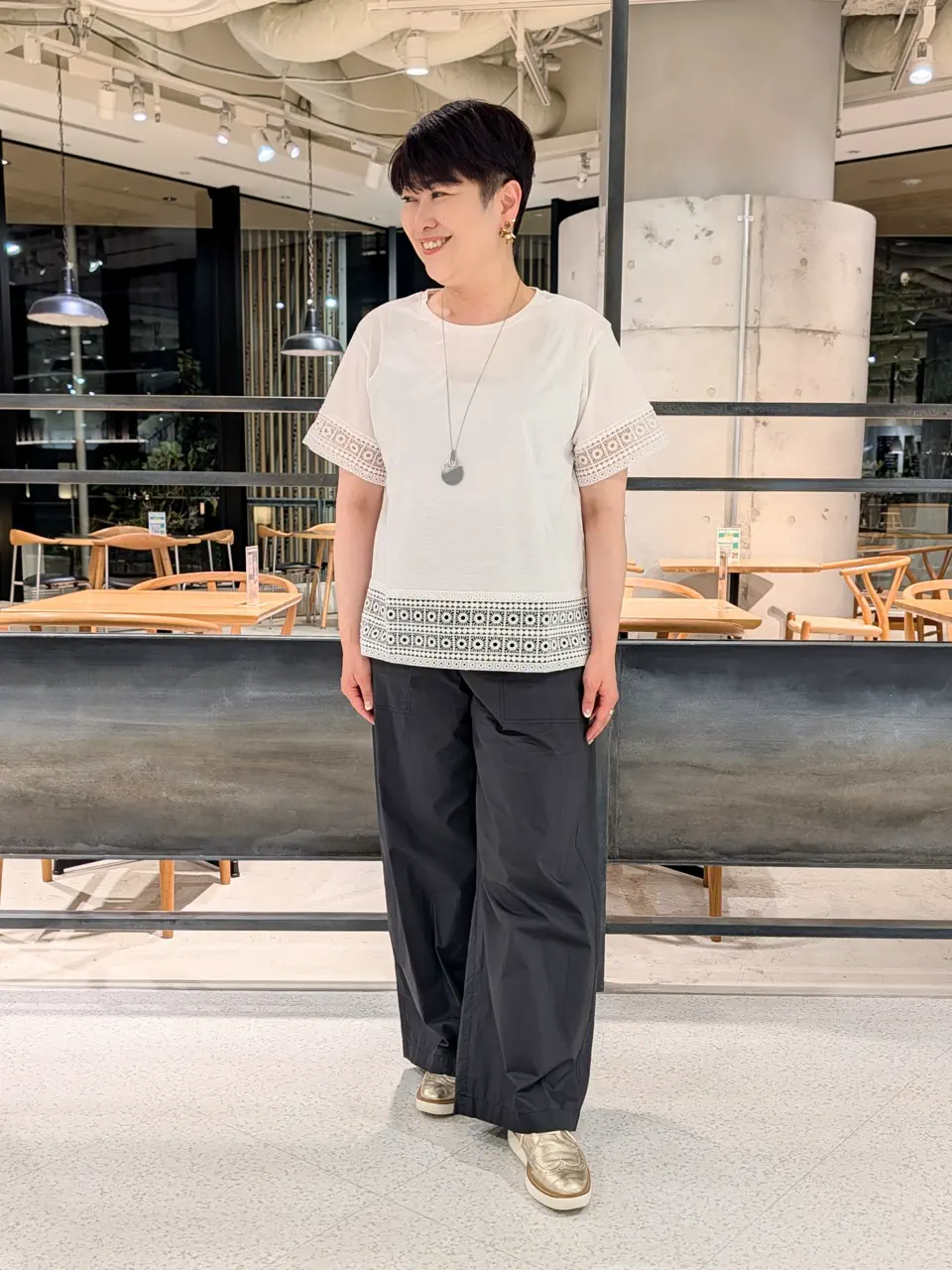 自由区 田中 コーディネート画像
