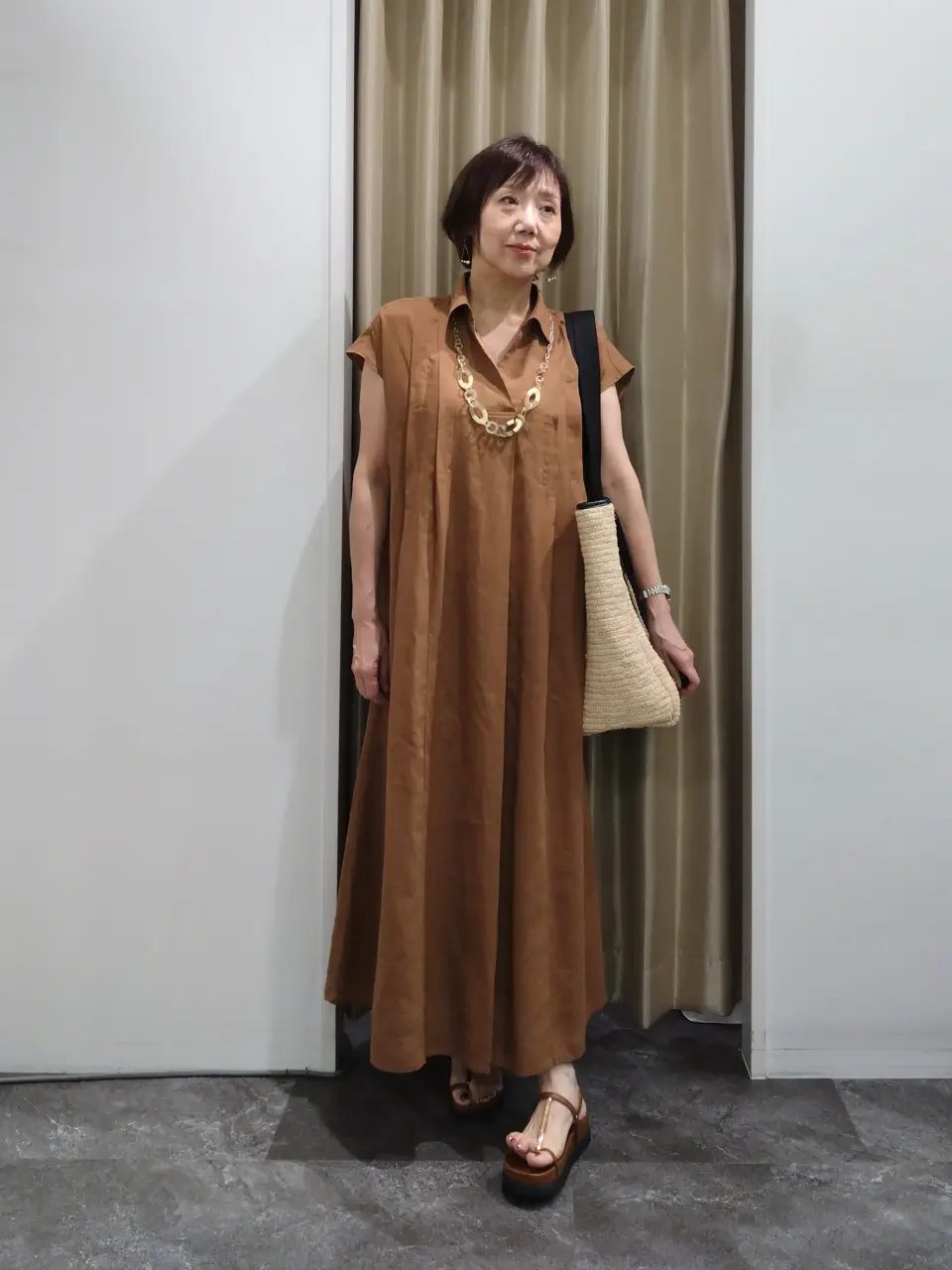 自由区 鶴田 コーディネート画像