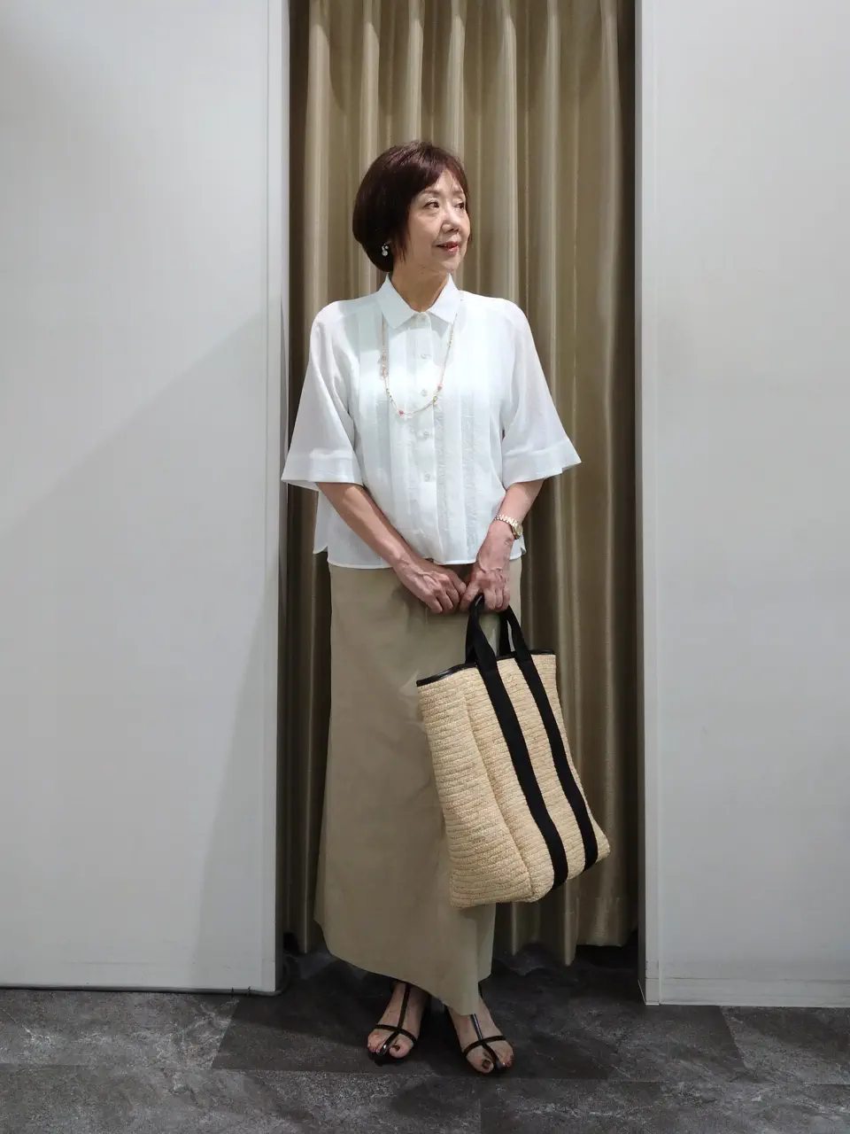 自由区 鶴田 コーディネート画像