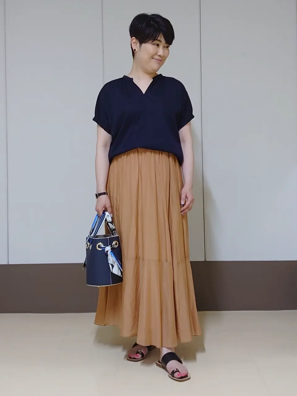 自由区 田中 コーディネート画像