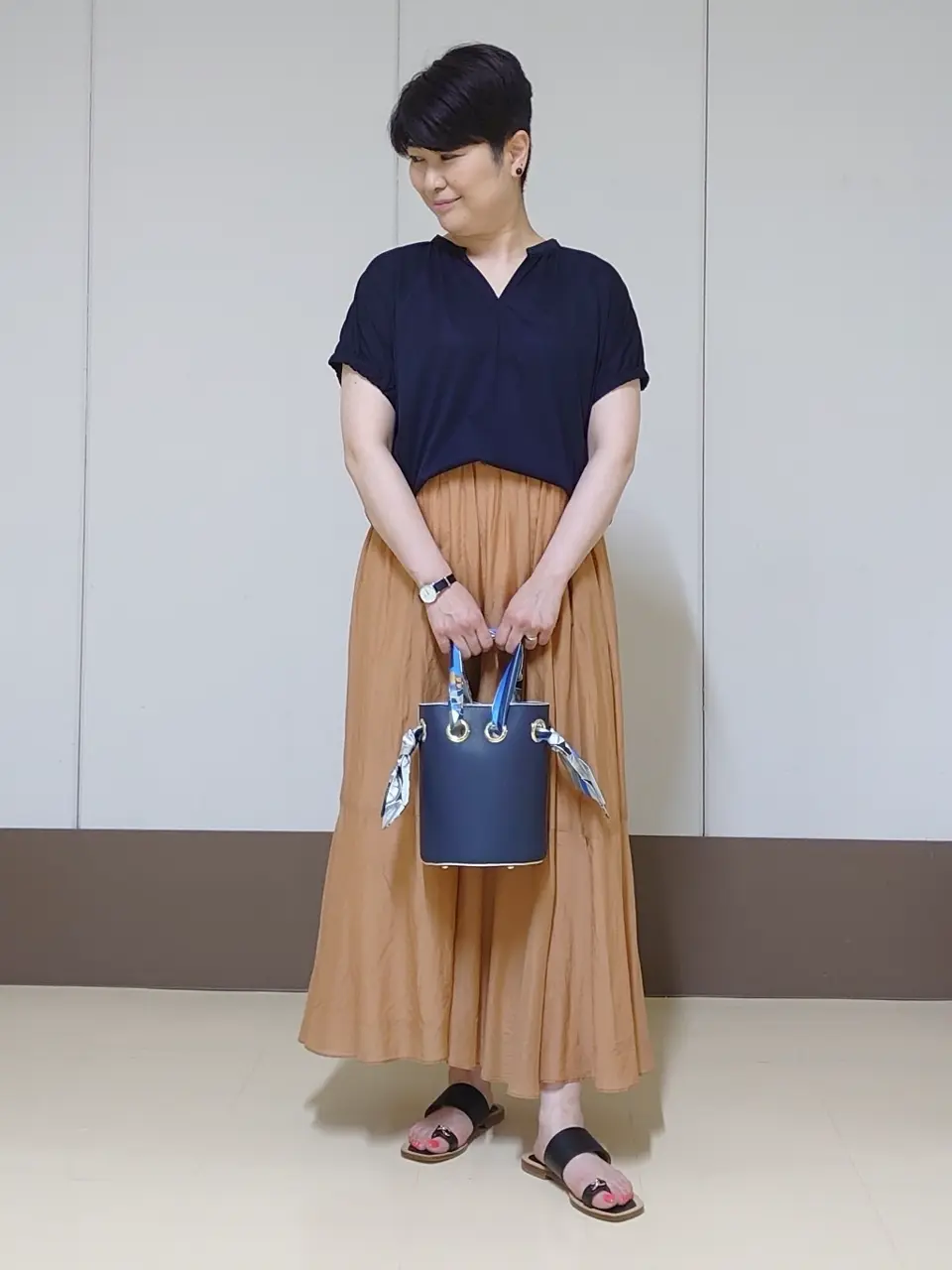 自由区 田中 コーディネート画像