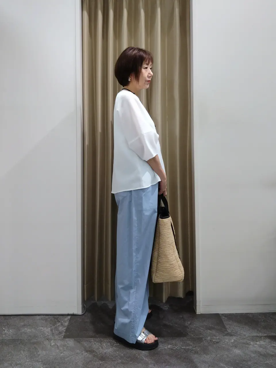 自由区 鶴田 コーディネート画像