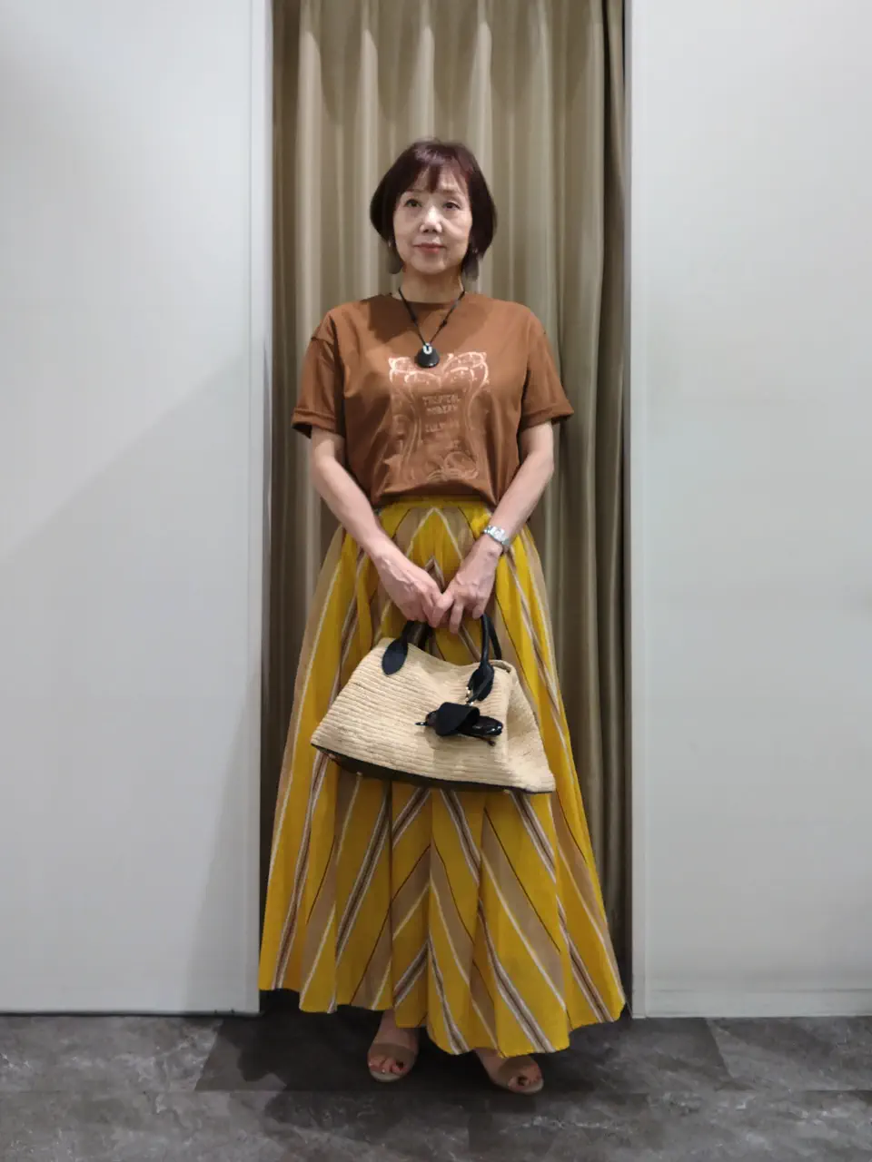 自由区 鶴田 コーディネート画像