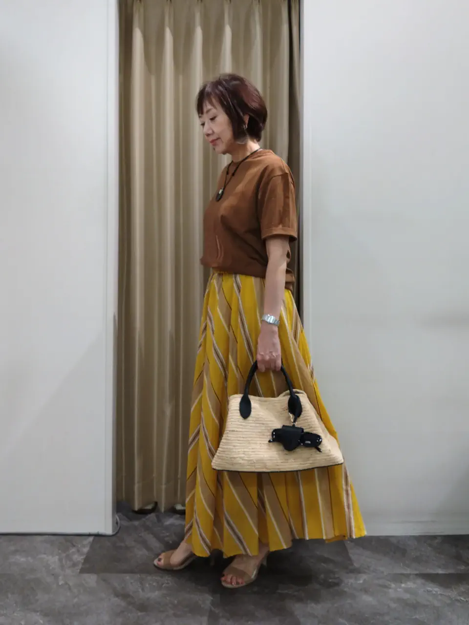 自由区 鶴田 コーディネート画像