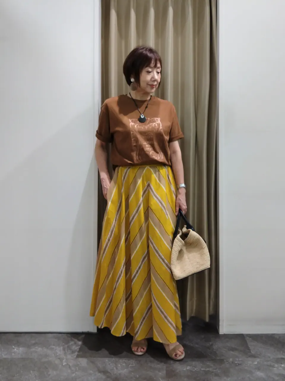 自由区 鶴田 コーディネート画像