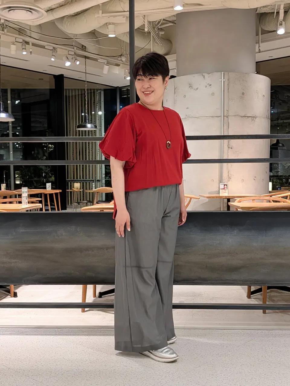 自由区 田中 コーディネート画像