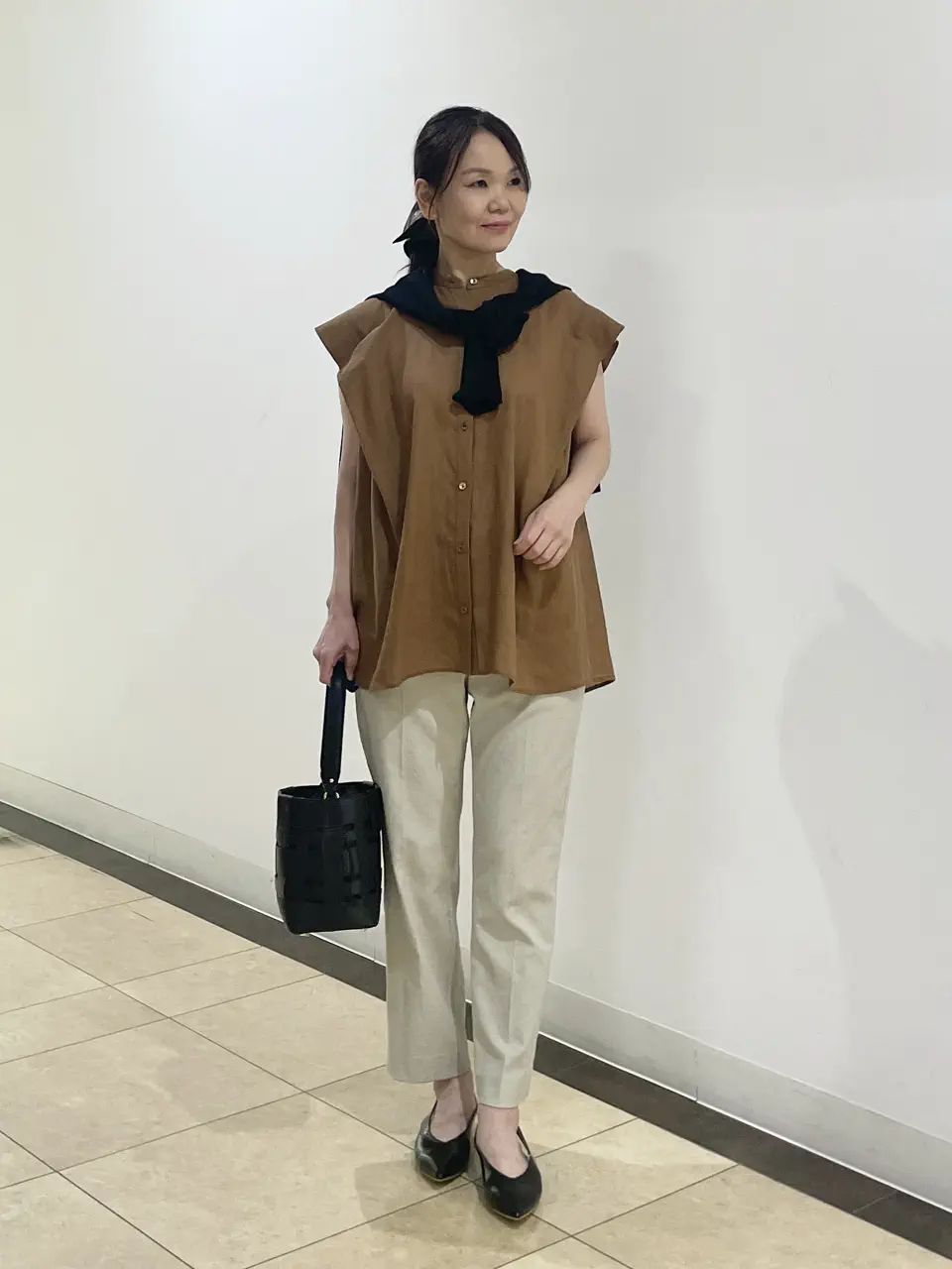 自由区 永石 コーディネート画像