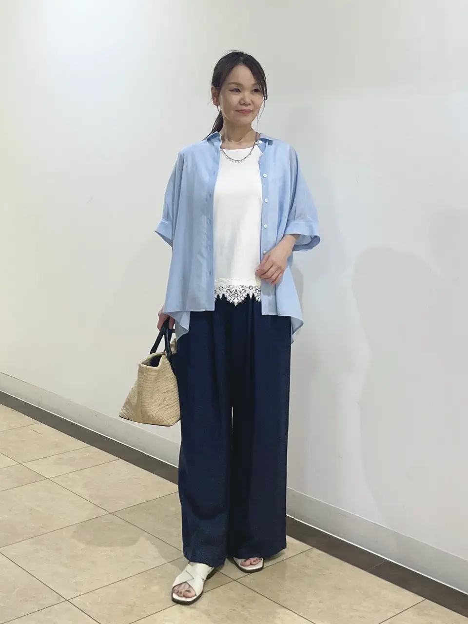 自由区 永石 コーディネート画像