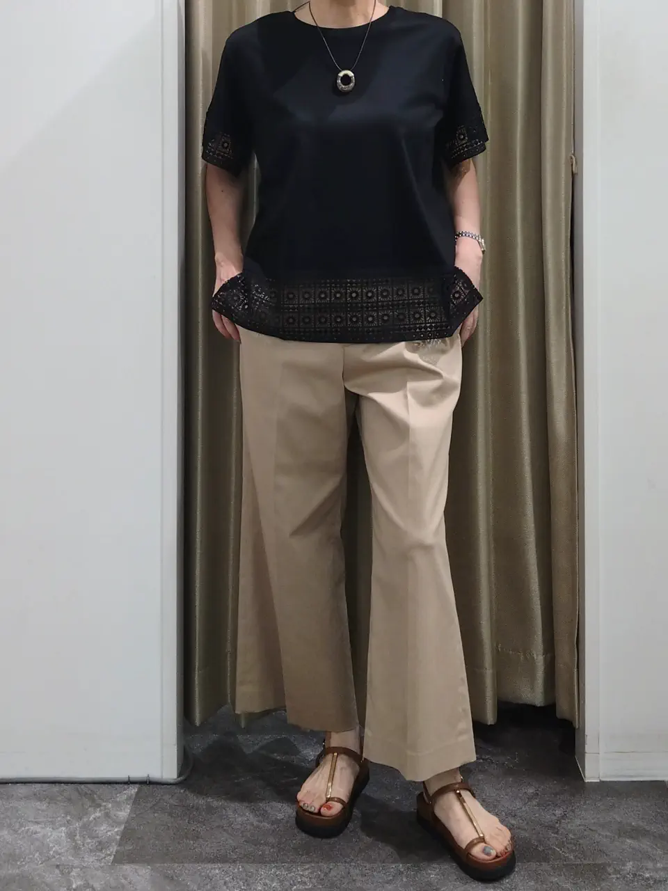自由区 鶴田 コーディネート画像