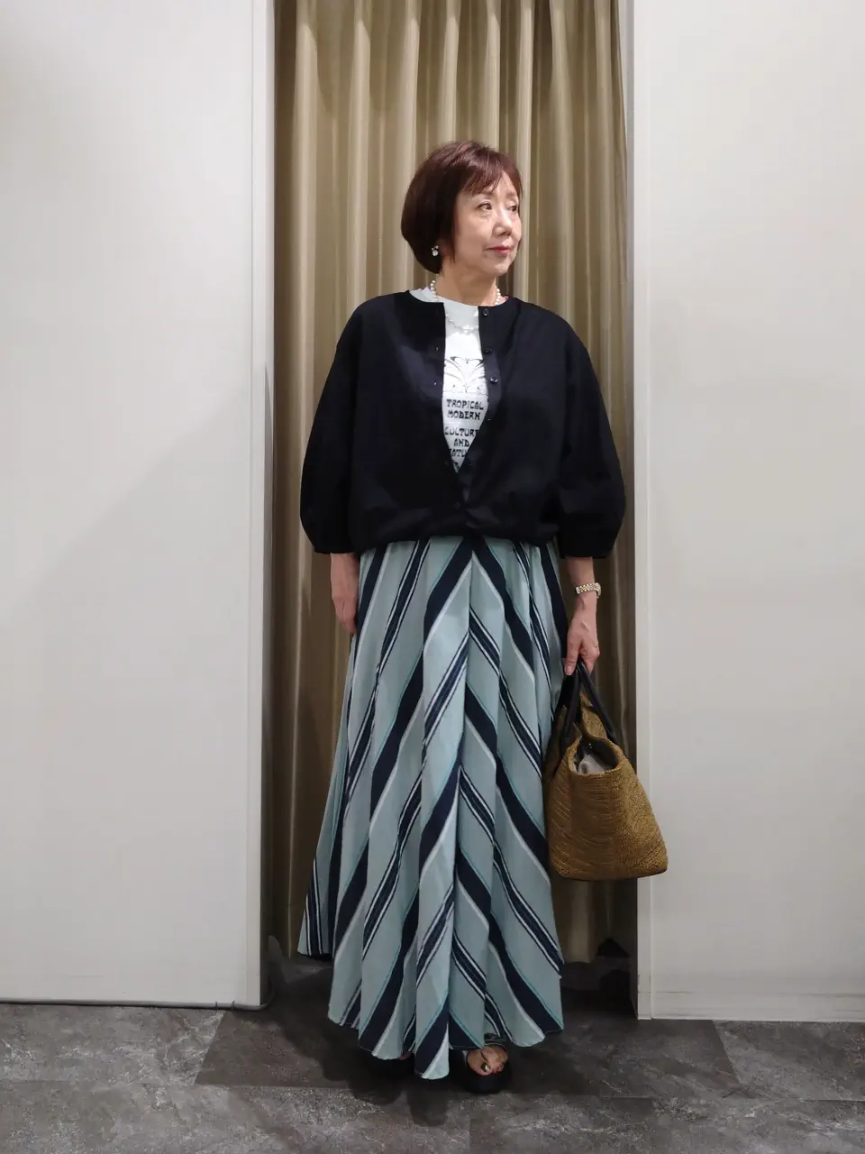 自由区 鶴田 コーディネート画像