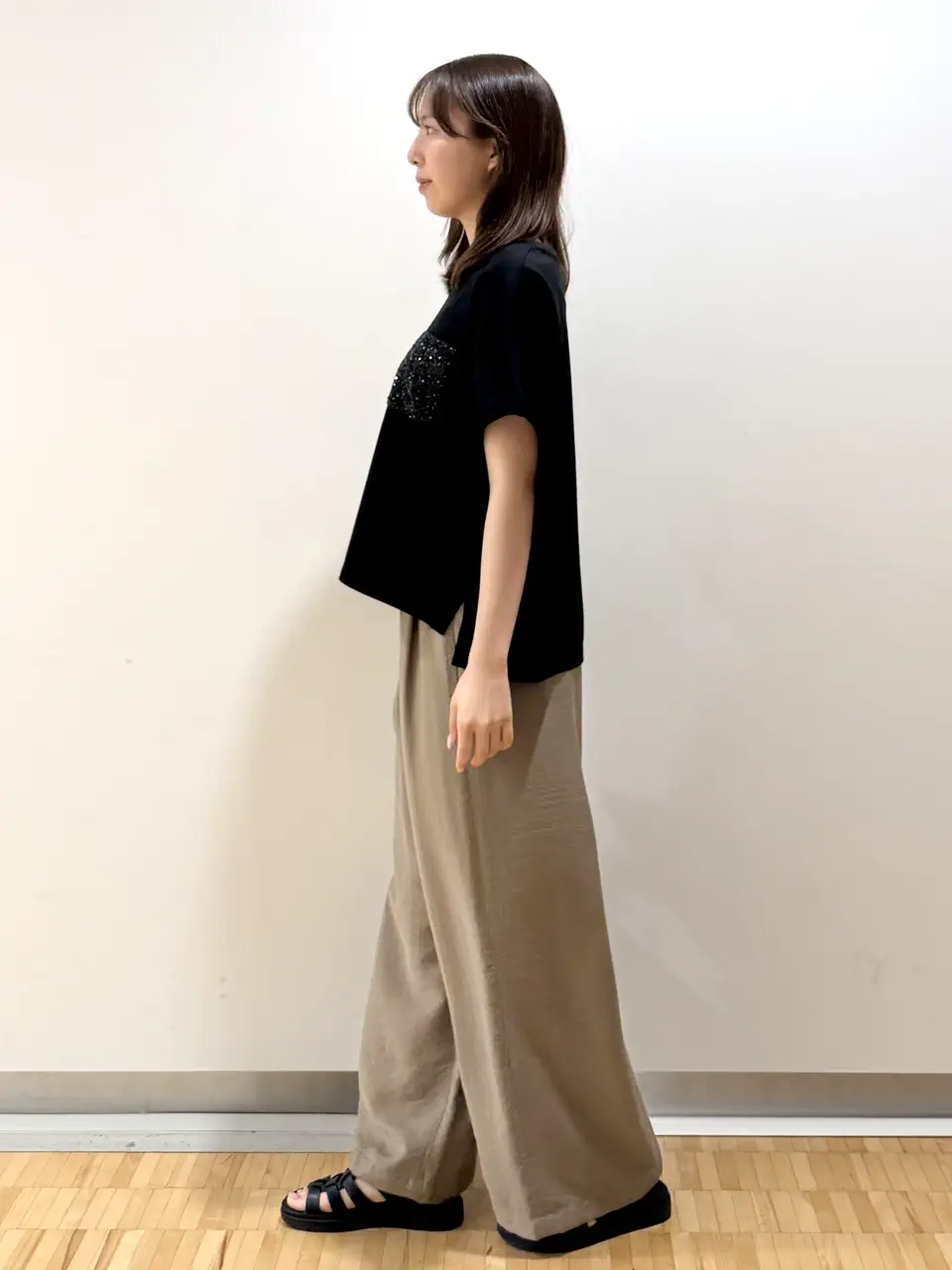 自由区 森川 コーディネート画像