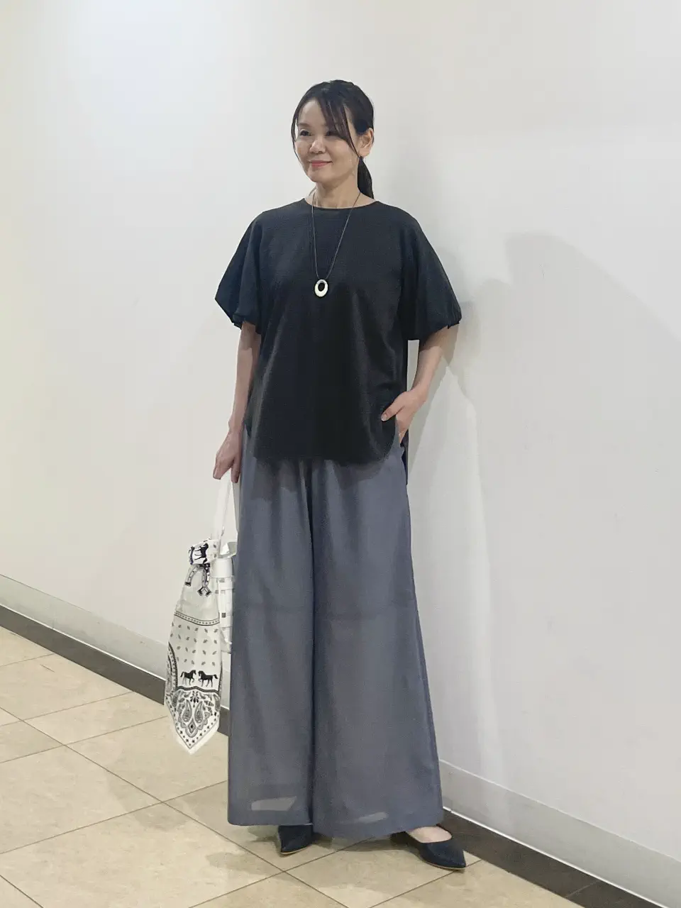 自由区 永石 コーディネート画像