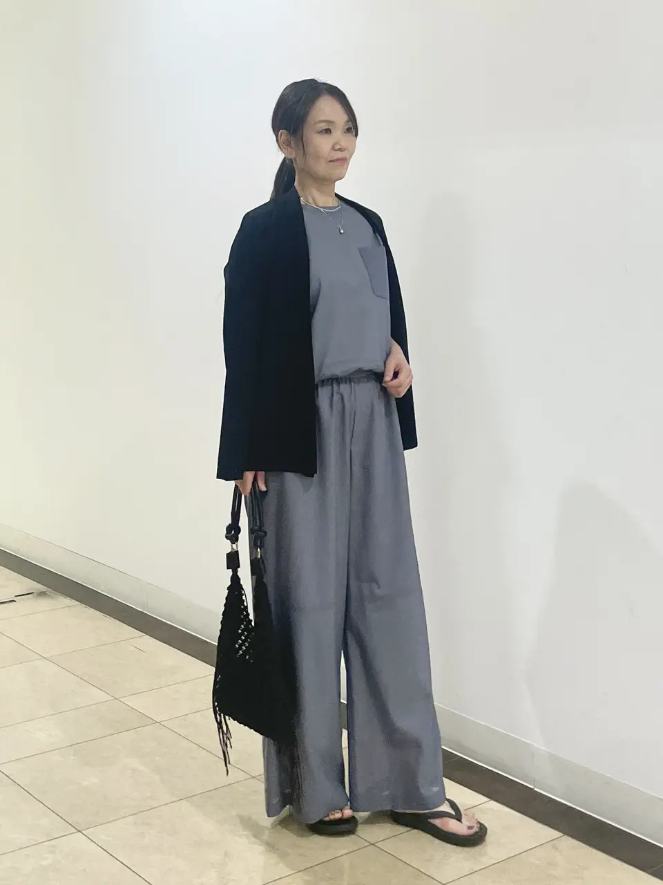 自由区 永石 コーディネート画像