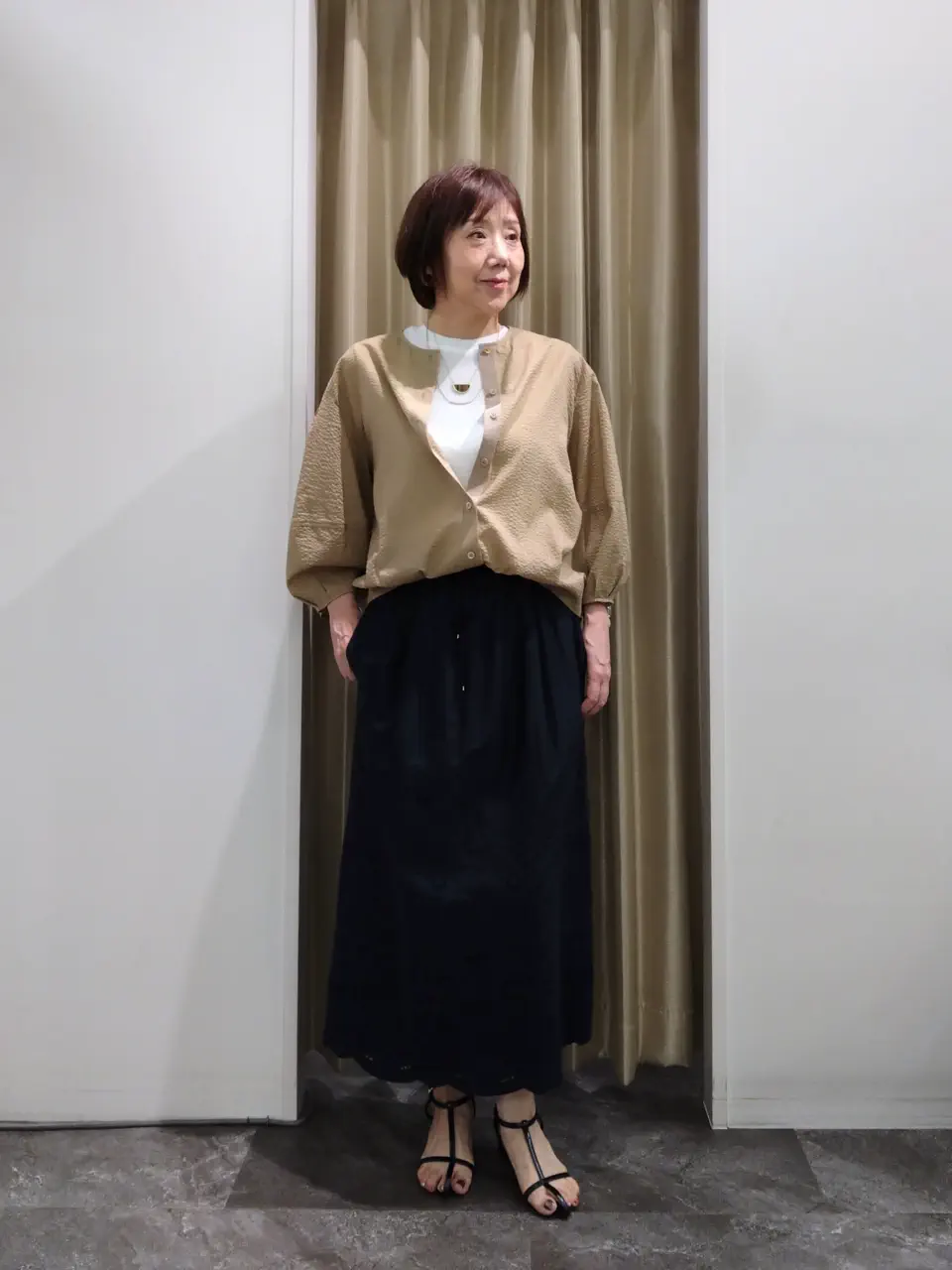 自由区 鶴田 コーディネート画像