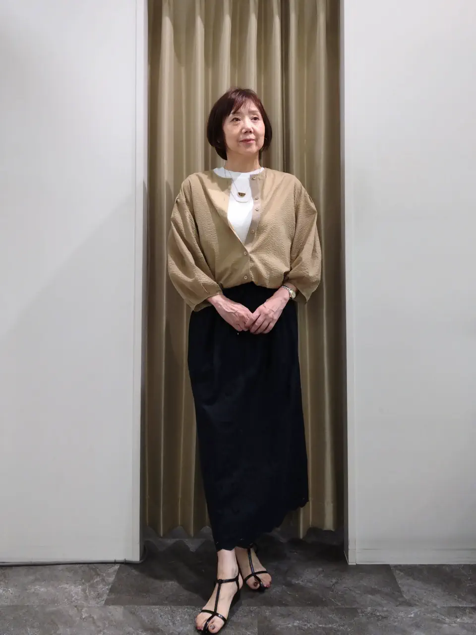 自由区 鶴田 コーディネート画像