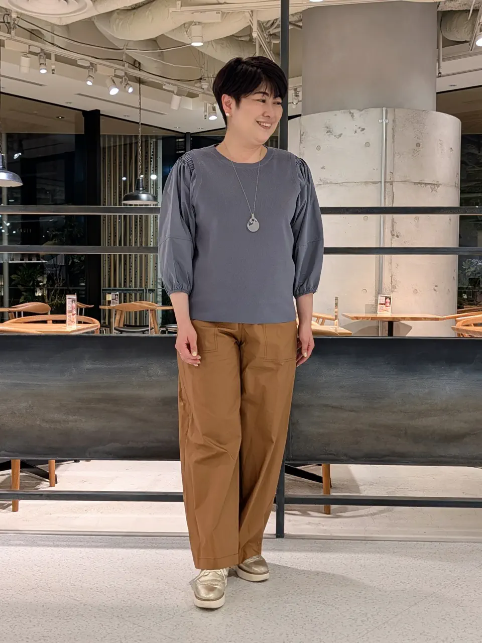自由区 田中 コーディネート画像