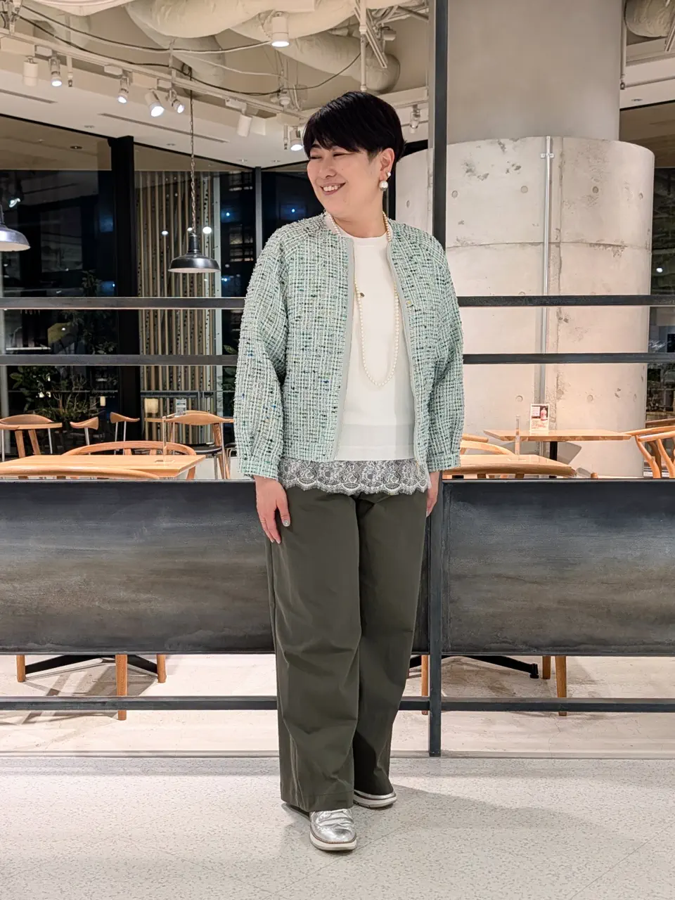自由区 田中 コーディネート画像